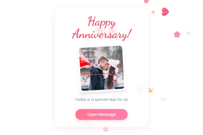 Template Website Happy Anniversary
