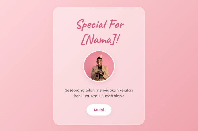 Template Website Happy Birthday Selamat Ulang Tahun