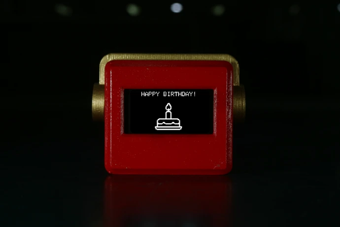 Robot Mibobits Animasi Happy Birthday