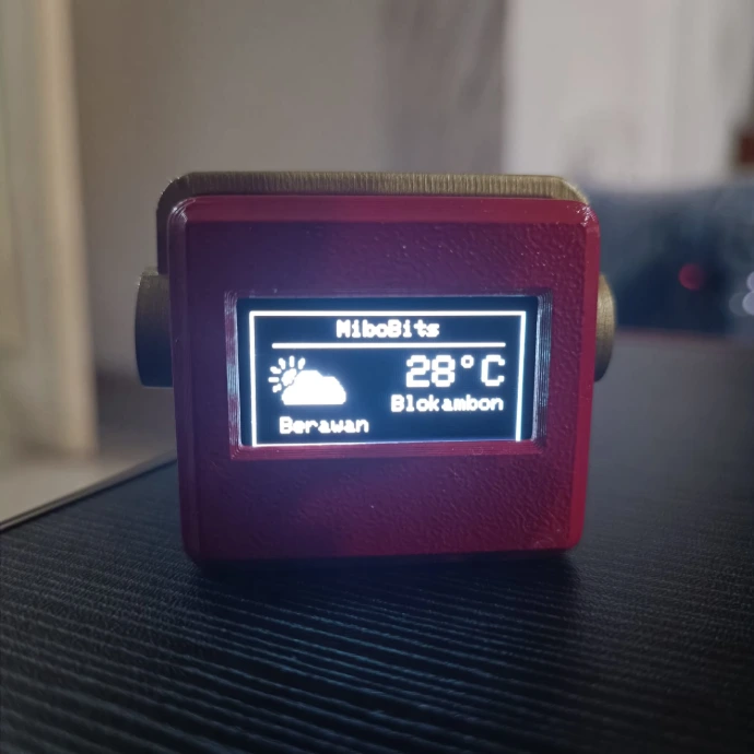 Robot MiboBits Display Cuaca