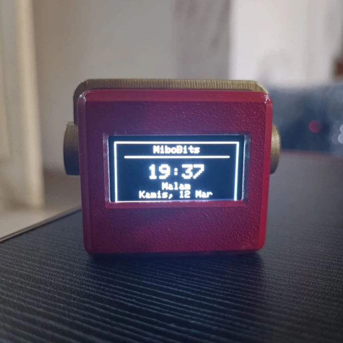 Robot MiboBits Display Jam dan Tanggal