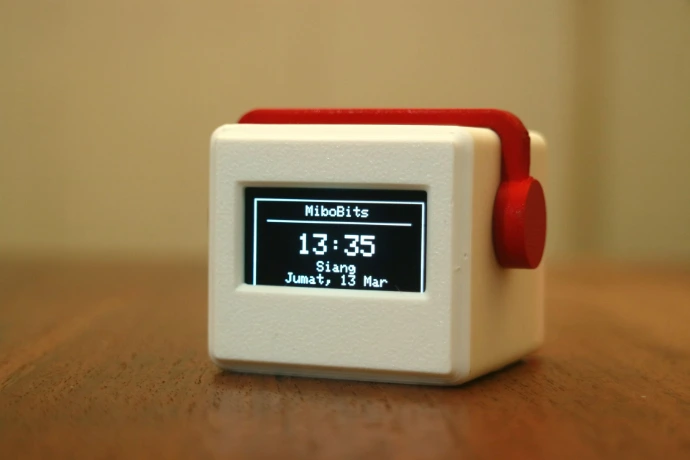Jam dan Tanggal Mibobits Robot
