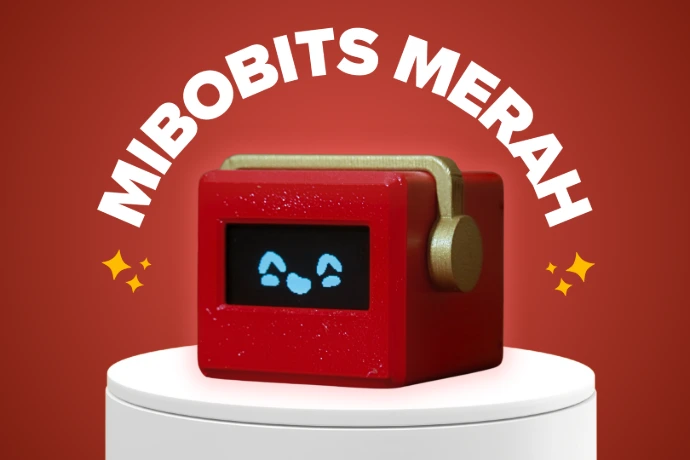 Robot Mibobits Merah