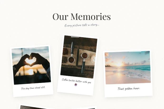 Template Website Fragment of Us